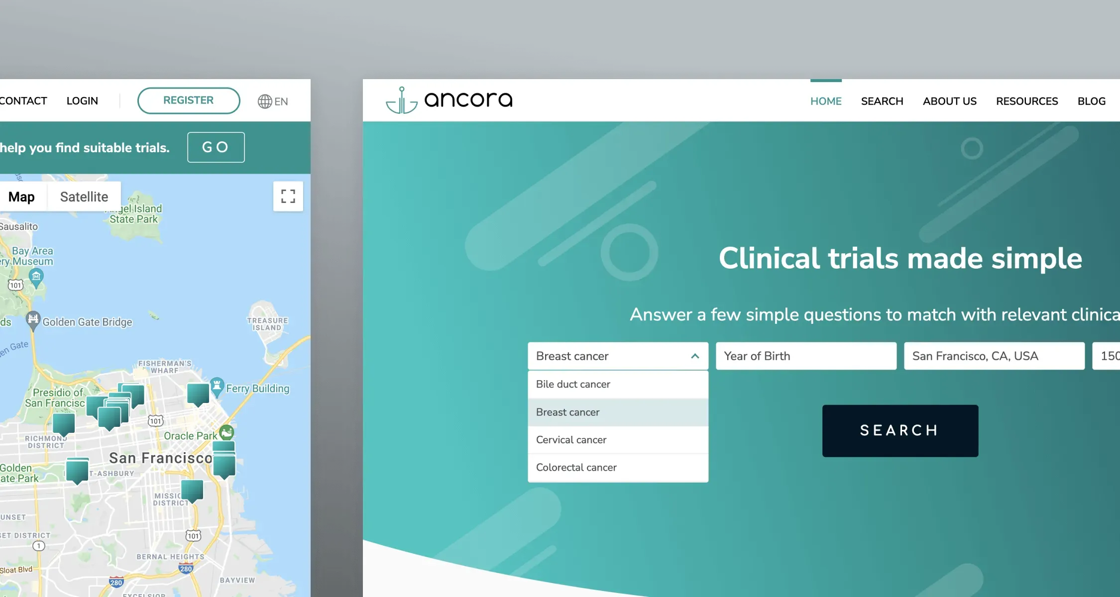Personalizing clinical trial search through innovative patient-facing platform