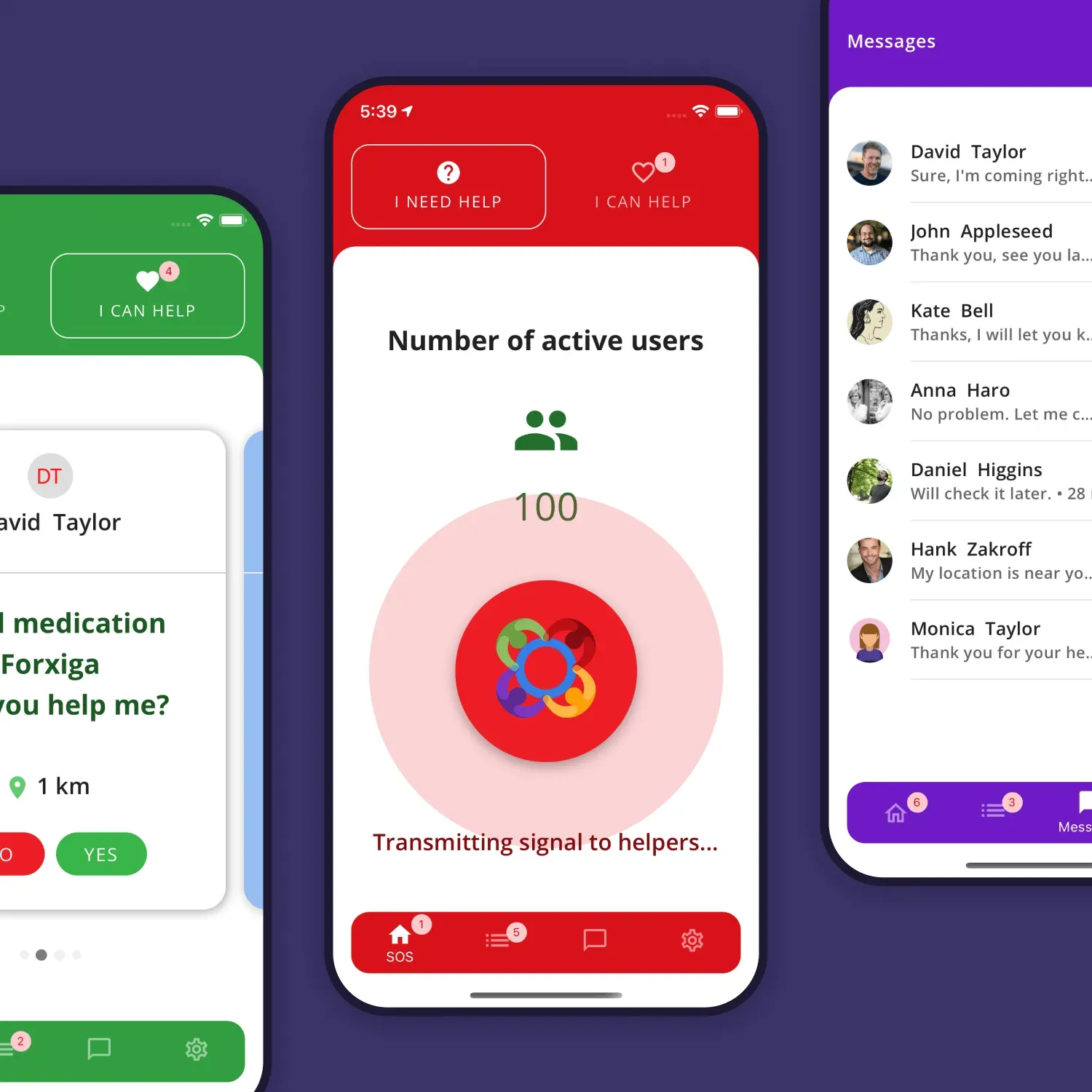Providing instant help and community support for diabetics