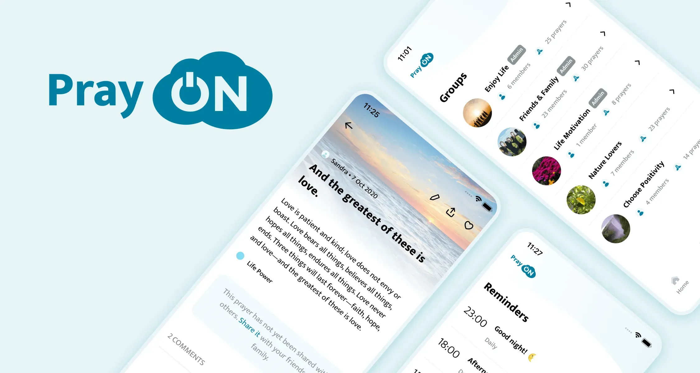 Innovative prayer organizer app that brings daily prayer life to the next level